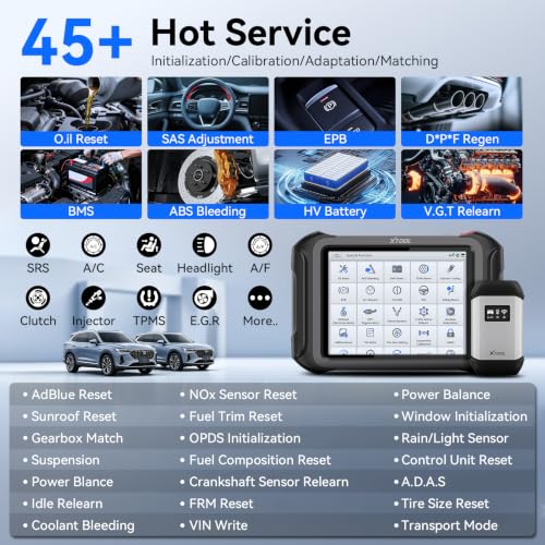 XTOOL Scanner D9S PRO with ECU Pr0gramming/C0ding: 2026 AI-Assisted OE Level Full System Scan Tool, Automotive Scanner with Bidirectional, Topology Map, 45+ Services, FCA/DoIP/CAN FD, 3-Yr Update
