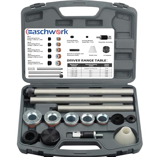 Cam Bearing Install Tool & Engine Cam Bearing Remove Kit Complete Installation & Removal Chevy LS Engine - Covers Most Domestic and Import Vehicles， Patented - color: Silvery