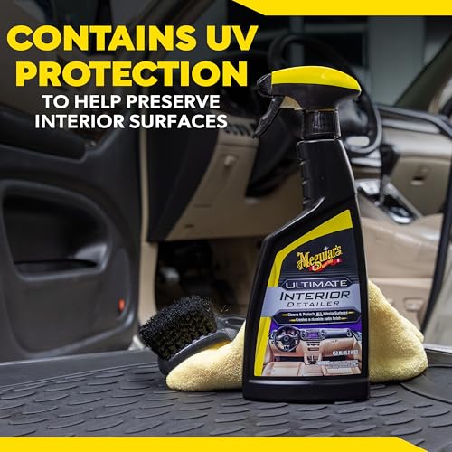 Meguiar's G16216 Ultimate Interior Detailer, Protects Interior Surfaces from Dirt and Grime, Leaves Your Surfaces Protected from UV Rays and Giving It a Lasting Finish, 15.2 Oz Spray Bottle - size: 15.2 Fl Oz (Pack of 1)