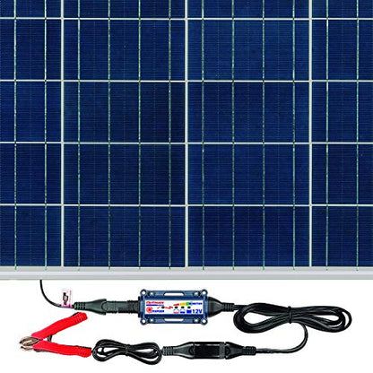 OptiMATE SOLAR + 80W Solar Panel, TM-523-8, Solar Pulse Charger, Tester & Maintainer for 12V batteries, with 80W solar panel - style: OptiMATE Solar 12V charge controller with 80W Solar Panel