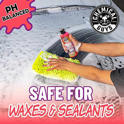 Chemical Guys CWS215 Sticky Snowball Ultra Snow Foam Car Wash Soap (Works with Foam Cannons, Foam Guns or Bucket Washes) for Cars, Trucks, Motorcycles, RVs & More 128 fl oz (1 Gallon) Cherry Scent - size: 128 Fl Oz (Pack of 1)