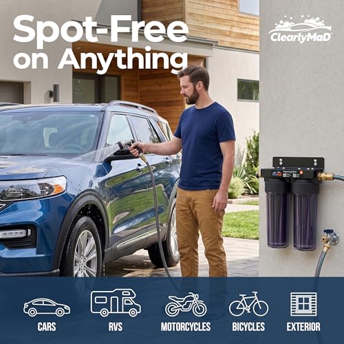 Deionized Spot-Free Car Wash Rinse System Unit, Spotless Water Deionizer for Car Washing, RV, and Motorcycle, Without Hose - size: Regular Without Hose