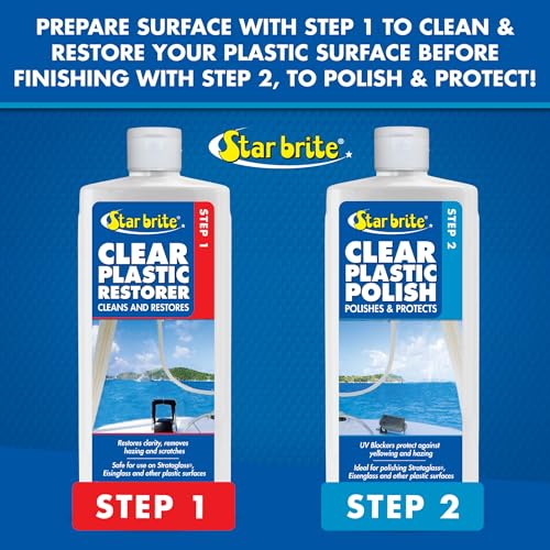 Star Brite Clear Plastic Restorer - style: Step 2 Clear Plastic Polish