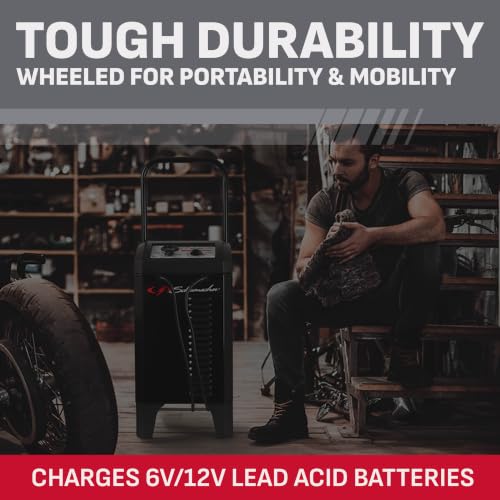 Schumacher Electric Wheeled 10A Car Battery Charger & Maintainer – SC1445 - style: 250 Amp