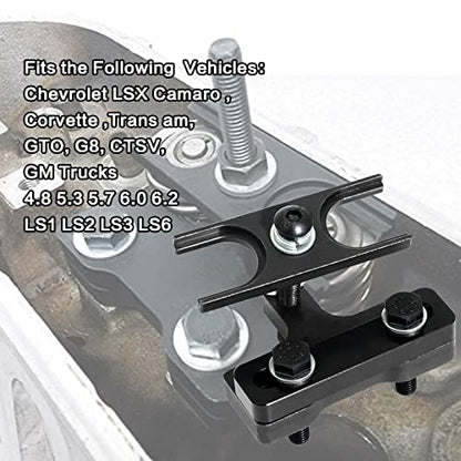 Valve Spring Compressor tool, LS series valve spring removal tool kit,Compatible with Chevy GM Trucks 4.8 5.3 5.7 6.0 6.2 LS1 LS2 LS3 LS6 Engine,Chevy LSX Camaro, Corvette, Trans am, GTO, G8