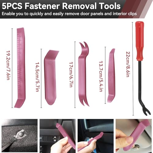 2080PCS Auto Retainer Clips Kit with Fastener Plier, Trim Removal Tools and 3-Layer Organizer Box, 33 Most Common Push Rivets for Car Bumper, Fender, Door Panel and Interior Repair - style: 2080pcs