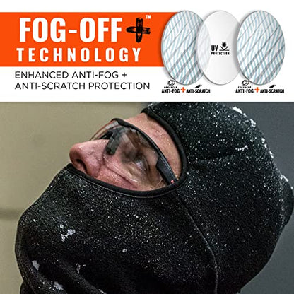 Ergodyne Skullerz SKOLL Anti Scratch Safety Glasses, Anti-Fog, ANSI z87.1 - color: Clear Lens