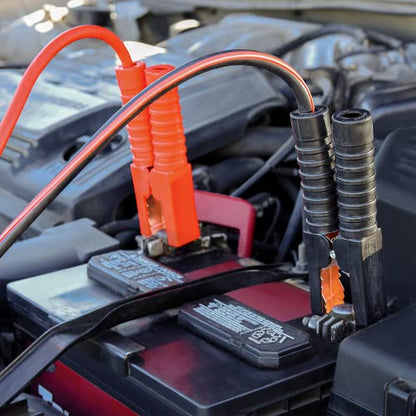 Slime 50154 Emergency Roadside Kit with Flat tire Repair and Booster Cables for Compact Cars, Standard Cars and Crossovers