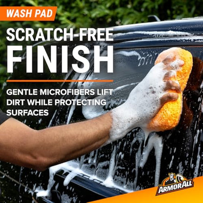 Armor All Premier Car Care Kit, Includes Car Wax & Wash Kit, Glass Cleaner, Car Air Freshener, Tire & Wheel Cleaner (8 Piece Kit) - style: Premier Car Care Kit 8pc