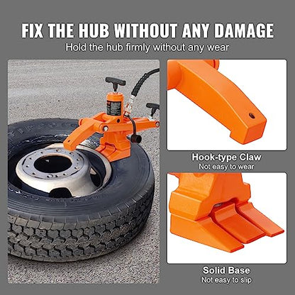 VEVOR Hydraulic Bead Breaker, 10000 PSI Tire Bead Breaker with Metal Foot Pump, Heavy-Duty Steel Bead Breaker Tool for Tractors, Trucks, Buses, Lawn Mowers, ATVs | Heavy-Duty Steel Bead Breaker Tool, 6 Pounds Load Capacity for Tractors, Trucks, Buses, Law