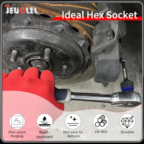 14mm Hex Impact Bit Socket, H14 1/2" Drive Allen Socket, Cr-Mo | 3-Inch, Lengthen Hex Screwdriver Adapter for Electric Ratchet Wrenches Fastening Screws, Socket Wrench, Head Drill - size: 1PC | H14 14MM