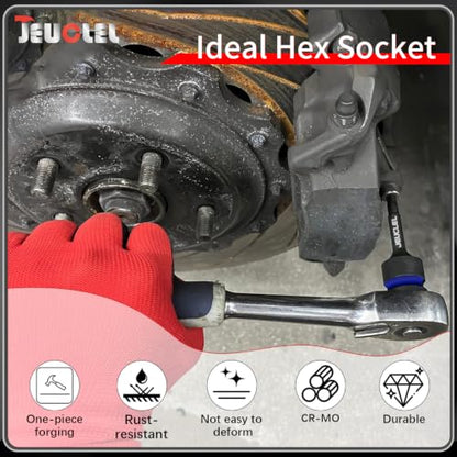 7mm Hex Impact Bit Socket, H7 1/2" Drive Allen Socket, Cr-Mo Steel | 3-Inch, Lengthen Hex Screwdriver Adapter for Electric Ratchet Wrenches Fastening Screws, Socket Wrench, Head Drill - size: 1PC | H7 7MM