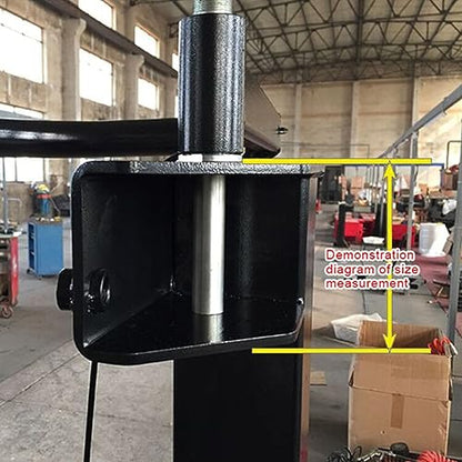 Tire Changer Machine Auxiliary Arm, Professional Left Auxiliary Arm Wheel Repair Assist Elbow Accessories Arm, Shaft Size 120X36mm, Black