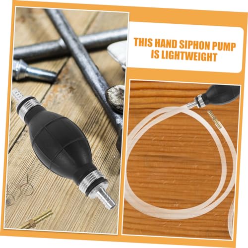LIFKOME 1 Set Hand Fuel Pump Siphon Hose Kit for Precise Liquid Transfer Durable Construction for Cars Motorcycles Boats Effortless Operation