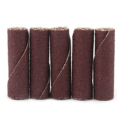 SI FANG Mini Sanding Engine Port and Polish Kit 1-1/2'' 120 Grit, Cylinder Head Abrasive Sandpaper Porting & Polishing Cartridge Roll Tool, for Metal Aluminum Cast Iron Sanding Rust Removal (5Pcs) - style: 120# 1-1/2''(Cylinder)