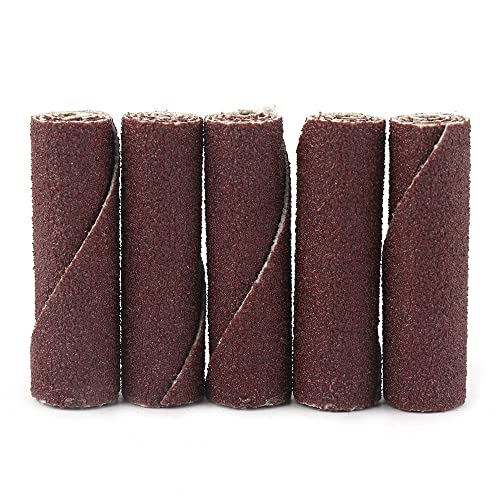 SI FANG Mini Sanding Engine Port and Polish Kit 1-1/2'' 120 Grit, Cylinder Head Abrasive Sandpaper Porting & Polishing Cartridge Roll Tool, for Metal Aluminum Cast Iron Sanding Rust Removal (5Pcs) - style: 120# 1-1/2''(Cylinder)