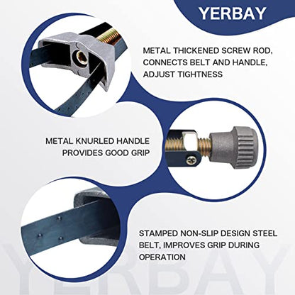 Adjustable Oil Filter Wrench Removal Tool 60-120mm Diameter Adjustable Cap Spanner Strap Wrench Repair tool for Motorcycle Car