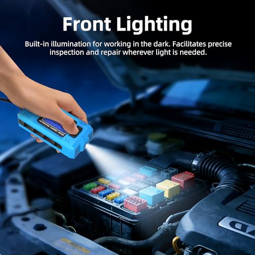 Automotive Circuit Fault Probe Tester, 48V 20A Portable High-Precision Car Circuit Probe Tester Current Fault Probe for Blade Fuses, Fuse Fault Diagnosis for Cars, Trucks, SUVs