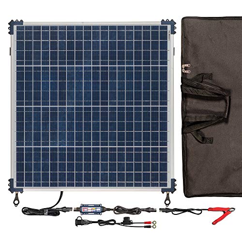Optimate Solar 60W Travel kit, TM523-6TK, 6-Step 12V 5A Weatherproof Solar Battery Saving Charger & maintainer - style: OptiMATE Solar 12V charge controller with 60W Solar Panel (Travel Kit)