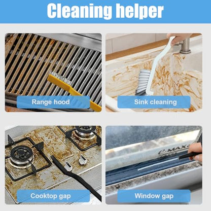11PCS Car Cleaning Brush Set, Hard Bristle Tire Crevice Wash Brushes, Short-Handle Auto Wheel Rim Detailing Brush, Universal Car Cleaner Supplies Accessories for Interior & Exterior (Style B)