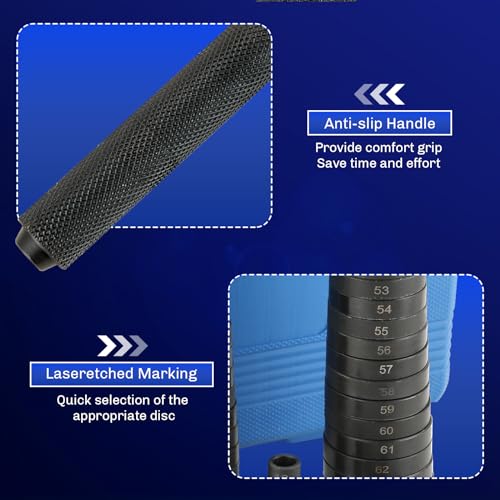 52 in 1 Custom Bushing Bearing Seal Driver Set | 52PCS Transmission Wheel Axle Bearing Race Seal Installer Remover Bearing Press Tool Kit Bushing Removal Puller Set