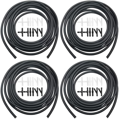 Windshield Washer Hose Repair Kit, Automotive Replacement Windshield Washer Hoses Connect Car Water Pump&Nozzles for Most Car Windshield Washer Tubing (4*4M Washer Fluid Hoses & 48Pcs Hose Connectors) - size: 4-Set