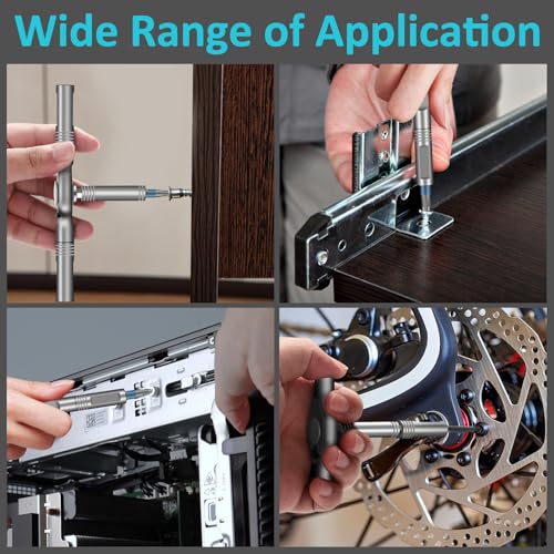 42 in 1 Magnetic Ratchet Screwdriver sets with S2 Steel Bits | Multi tool set for Furniture Assembly, Electrical Appliance Repair, Bicycle Tools, Gift - color: Medium Gray
