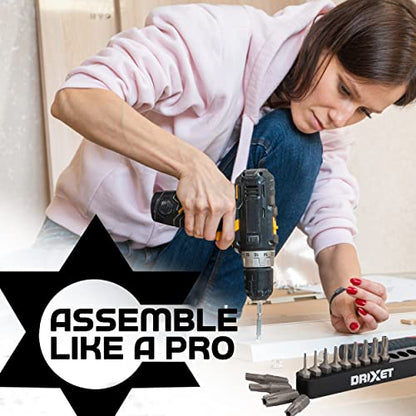Ram-Pro 15Pc Torx Star 6 Point, Security Tamper Proof, Driver Bit Set - T5, 6,7,8,9,10,15,20,25,27,30,35,40,45,50 – Multifunction Damage/Shear Resistant Hollow Torque Kit - style: Torx Security (6-Point)