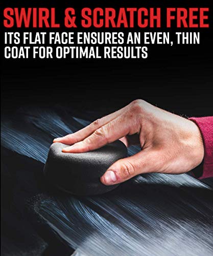 Adam's Polishes UFO Dual Sided Car Wax Applicator Car Detailing Waxing & Polishing Foam Pad | Use with Paste Wax, Ceramic Coating, Polish, Compound & More | Auto, Motorcycle, Boat, RV