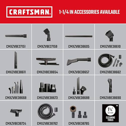 CRAFTSMAN CMXZVBE38654 1-1/4 in. Wet Nozzle/Floor Brush Vacuum Attachment - size: Floor Nozzle