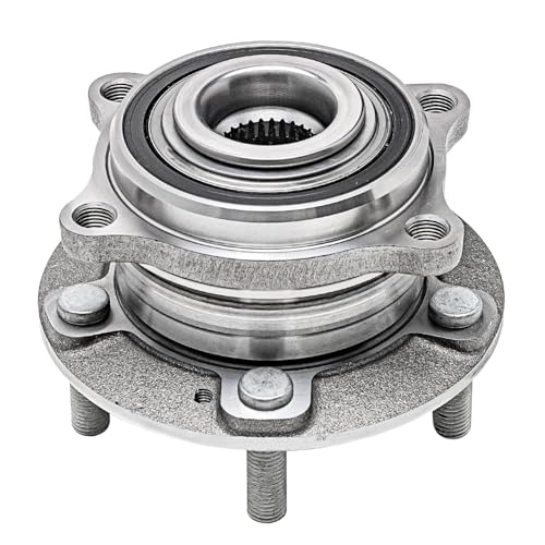 Detroit Axle - 2pc Front Right Knuckle Kit for 2007-2012 Hyundai Veracruz, 2008 2009 2010 2011 Passenger Side Steering Knuckle, Wheel Bearing Hub Assembly Replacement - size: 2UW471963/Kit
