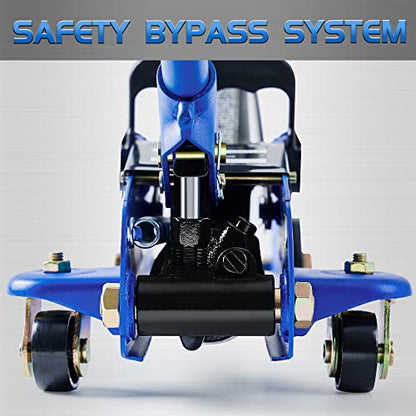 TONDA Floor Jack, Hydraulic Car Jack, Blue | 3,800 lb Capacity - color: 2T Blue