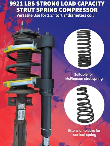 Macpherson Strut Spring Compressor Tool Universal Interchangeable Fork Coil Spring Compressor Tool