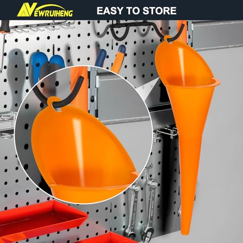 Oil Change Kit Compatible with Harley, Oil Filter Cap Wrench, Crankcase Fill Funnel, Primary Case Oil Funnel, Drip Free Oil Filter Case, Transparent Tube, Oil Drain Plug and 30PCS O-Rings Include