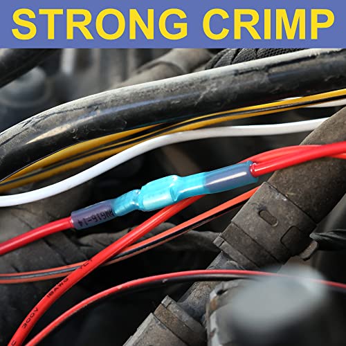 haisstronica 460PCS Heat Shrink Spade Connectors,AWG 22-10 Female and Male Wire Connectors,Quick Disconnect Spade terminlas - size: AWG 22-10, style: Male&Female Kit 460PCS