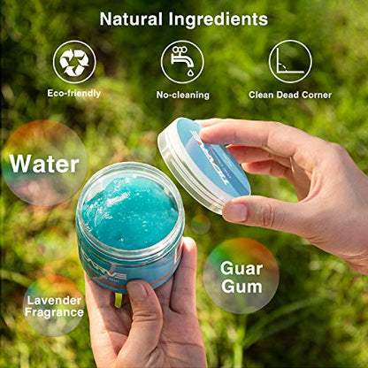 TICARVE Cleaning Gel for Car Detail Tools Car Cleaning Automotive Dust Air Vent Interior Detail Putty Universal Dust Cleaner for Auto Laptop Car Slime Cleaner - color: Blue-1Pack