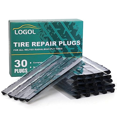 30pcs 4" Tire Plugs Heavy Duty.Tire Repair Plugs（Black） | Tire Plugs for Puncture Repair are Suitable for Tubeless Tires Car, Light Truck, Motorcycle, ATV, UTV. etc.… - style: Tire Plugs (30PCS)