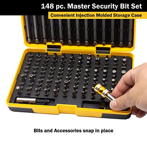 Titan 16148 148-Piece Master Security Bit Set