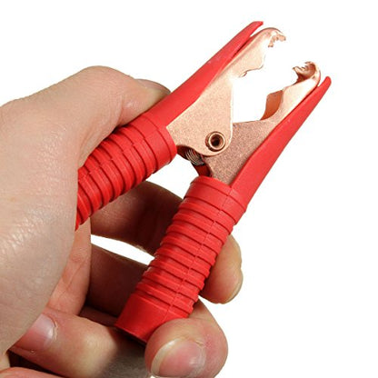 Insulated Alligator Clips Durable Heavy Duty Black & Red Boot Metal Spring Loaded Truck Car Battery Electric Test Clips Lead Probe Alligator Clamps (100A 10-PACK) - color: 100a 10-pack