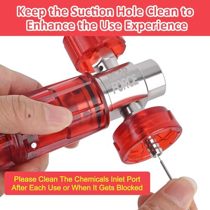 BEAR FORCE Pressure Washer Gun Up to 3000 PSI with Undiluted Mini Foam Cannon Set, 5 Spray Nozzles, Power Washer Spray Gun with 3/8'' Swivel Quick Connect, M22-15mm Connector, Car Wash, Car Detailing - color: Spray Gun & Mini Foam Cannon Set