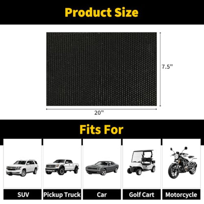 Towallmark Garage Floor Mat 7.5' x 20', Thick Premium Felt with Waterproof Backing, Heavy Duty Oil Absorbent Non-Slip Mat Protects Garage Floor for Large SUV, MPV, Pickup Truck & RV - size: 7.5' x 20'