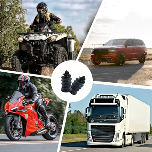 60 Pack Rubber Tire Repair Nails, Tubeless Vacuum Tire Puncture Repair Screws Emergency Self-Fix Tool Compatible with Car Motorcycle Jeep