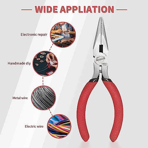 Needle Nose Pliers, 5 Inch, 5 Pack, Jewelry Making Tools | Small Needle Nose Pliers for Cutting and Bending Wire, Small Pliers for DIY, Crafts, Jewelry Making - color: 5 Pcs