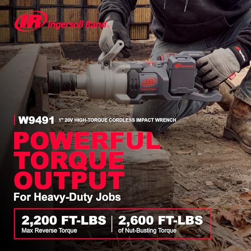 Ingersoll Rand W9491 Cordless 1" High-Torque Impact Wrench - size: Standard Anvil, style: Tool Only