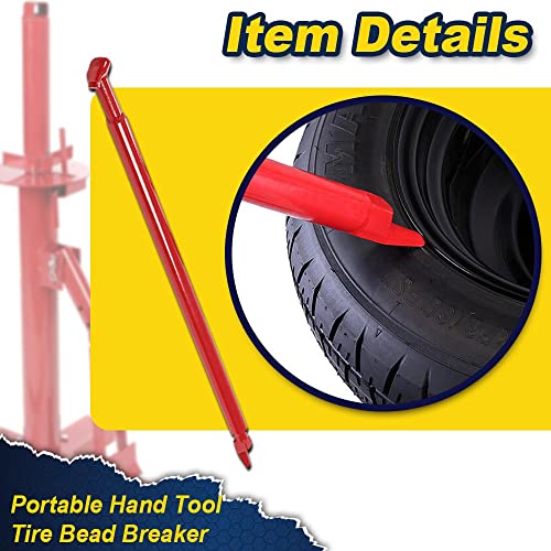 CHEDA Manual Portable Hand Tire Changer Bead Breaker Tool for Home Garage | fit for 8” to 16” Tires)