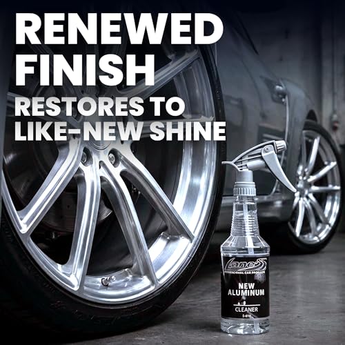 LANE'S New Aluminum Car Wheel Cleaner and Brightener | 16oz (Pack of 2) | Acid Rim Cleaner, Shines & Eliminates Hard Scrubbing | Brake Dust, Oxidation & Rust Remover for Cars, SUVs, Trucks, and More - size: 16 Fl Oz (Pack of 2)