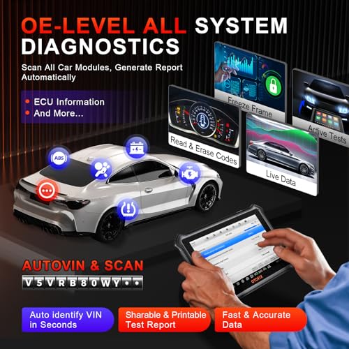 OTOFIX D1 Lite 2026 Bidirectional Scan Tool, 2 Years Free Update, 38+ Services, All System Diagnostic Scanner, Active Tests, AutoAuth FCA SGW, AutoVIN, CAN FD & DoIP, 99% Car Coverage