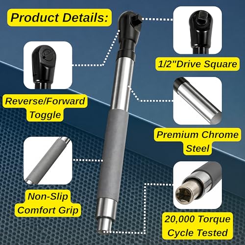 Offset Extension Wrench Impact, Right Angle Ratchet Extender for Tight Spaces, Socket Adapter Set, Compatible with Drill, Air Impact, Ratchet and Manual Wrench, Automotive Repair
