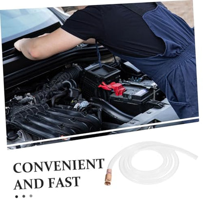 Happyyami Manual Siphon Pump Hose for Fuel Transfer Hose Kit for Cars Trucks and Liquids for Auto Mechanics and Home Use