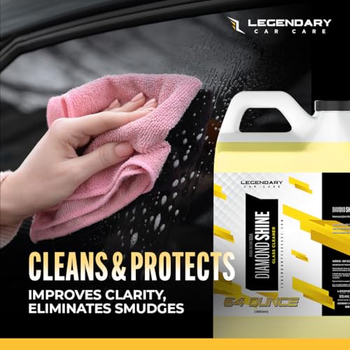 Legendary Glass Cleaner 64oz (Half Gal.) - Auto Window Cleaner Spray for Car Windows & Windshield - No Streaks, Ammonia-Free, Tint Safe - Interior/Exterior Use - size: Glass Cleaner 64oz (Half Gallon)